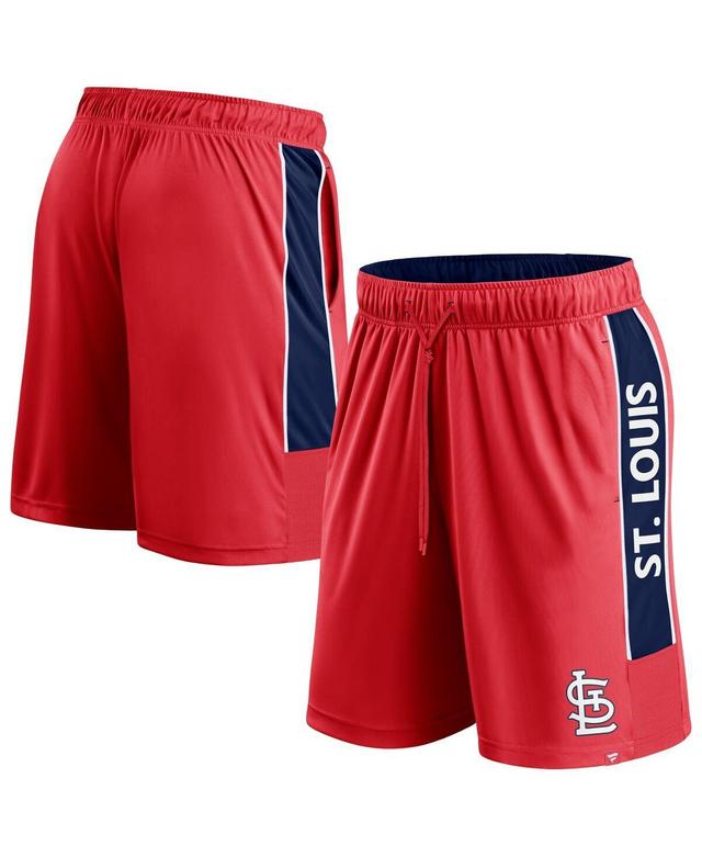 Mens Fanatics Branded St. Louis Cardinals Win The Match Defender Shorts Product Image