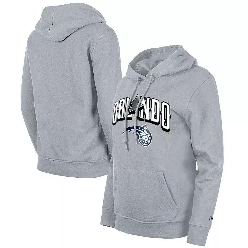 Womens New Era Gray Orlando Magic 2023/24 City Edition Pullover Hoodie Product Image