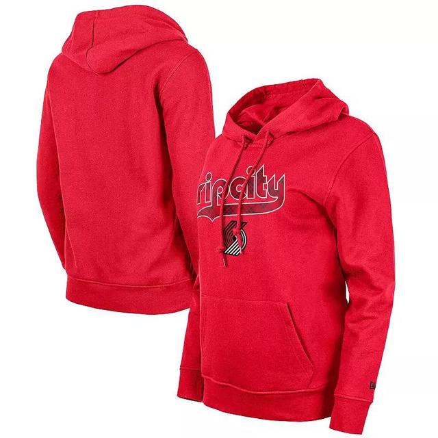 Womens New Era Portland Trail Blazers 2023/24 City Edition Pullover Hoodie Product Image