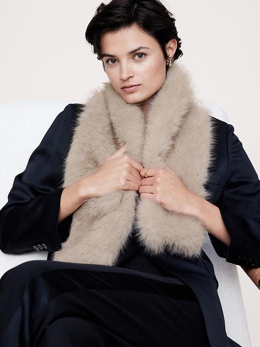 Faux Fur Pull-Through Scarf Product Image