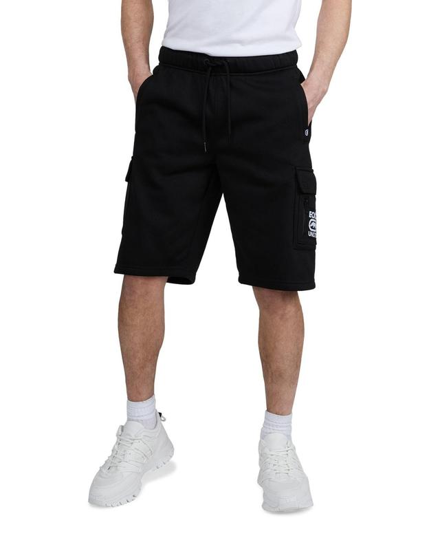 Ecko Unltd. Mens Zip Labled Pocket Fleece Short Product Image