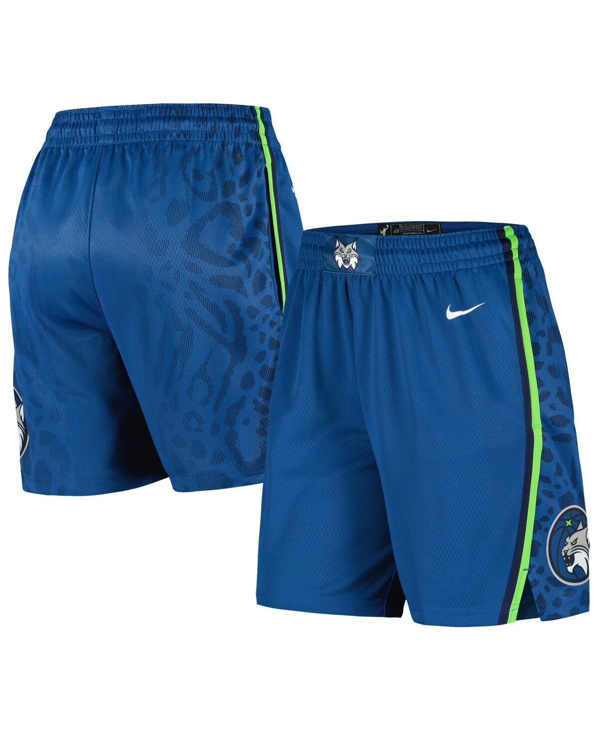 Womens Nike Blue Minnesota Lynx On-Court Victory Performance Shorts Product Image