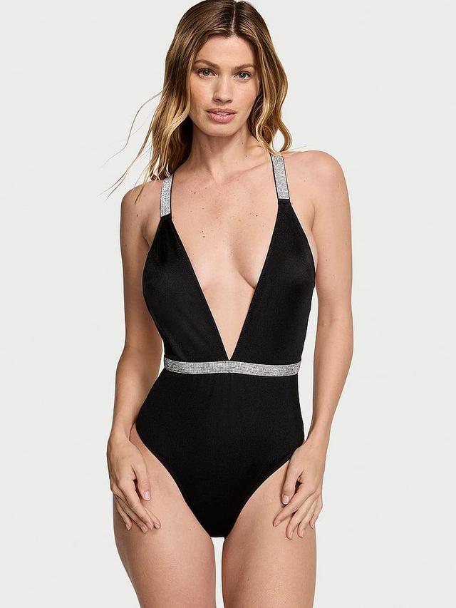 Shine Plunge One-Piece Swimsuit Product Image