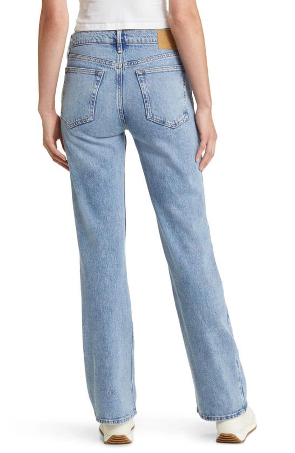 Peyton High Rise Comfort Straight Jeans In Monterosso Product Image