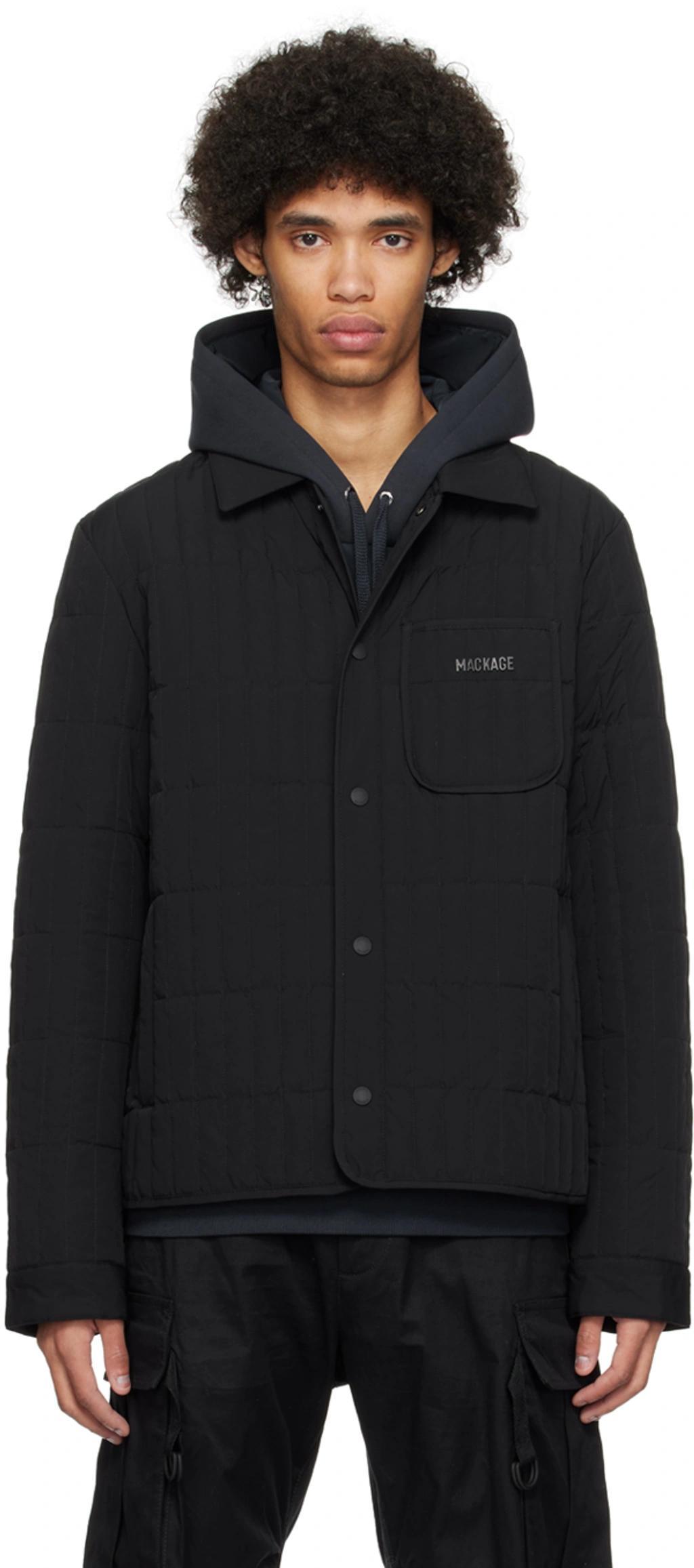 Black Mateo Down Jacket Product Image