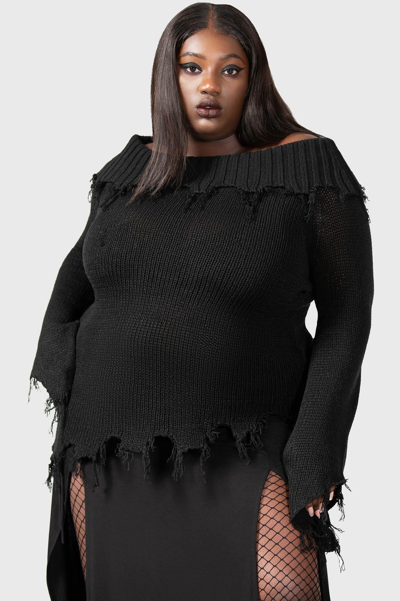 Aelfwine Asymmetric Sweater [PLUS] Female Product Image