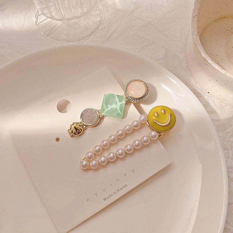 Faux Pearl / Faux Crystal / Alloy Hair Clip / Set (Various Designs) Product Image