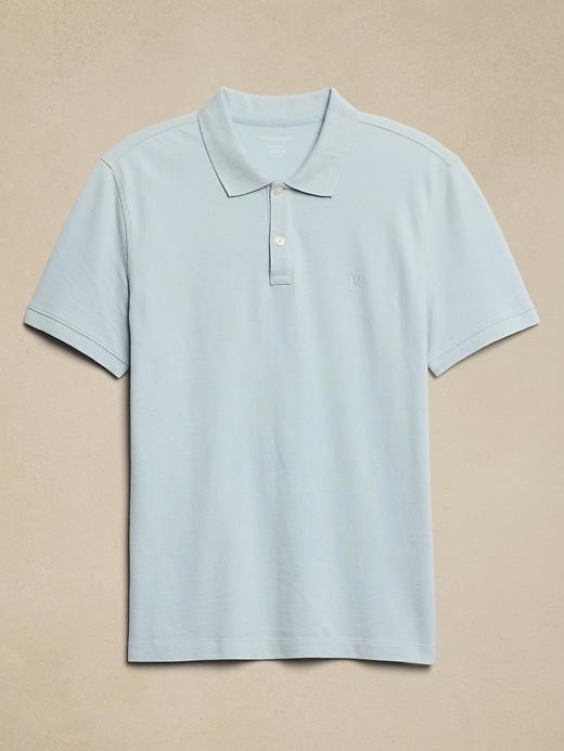 Slim Cotton Pique Polo Product Image