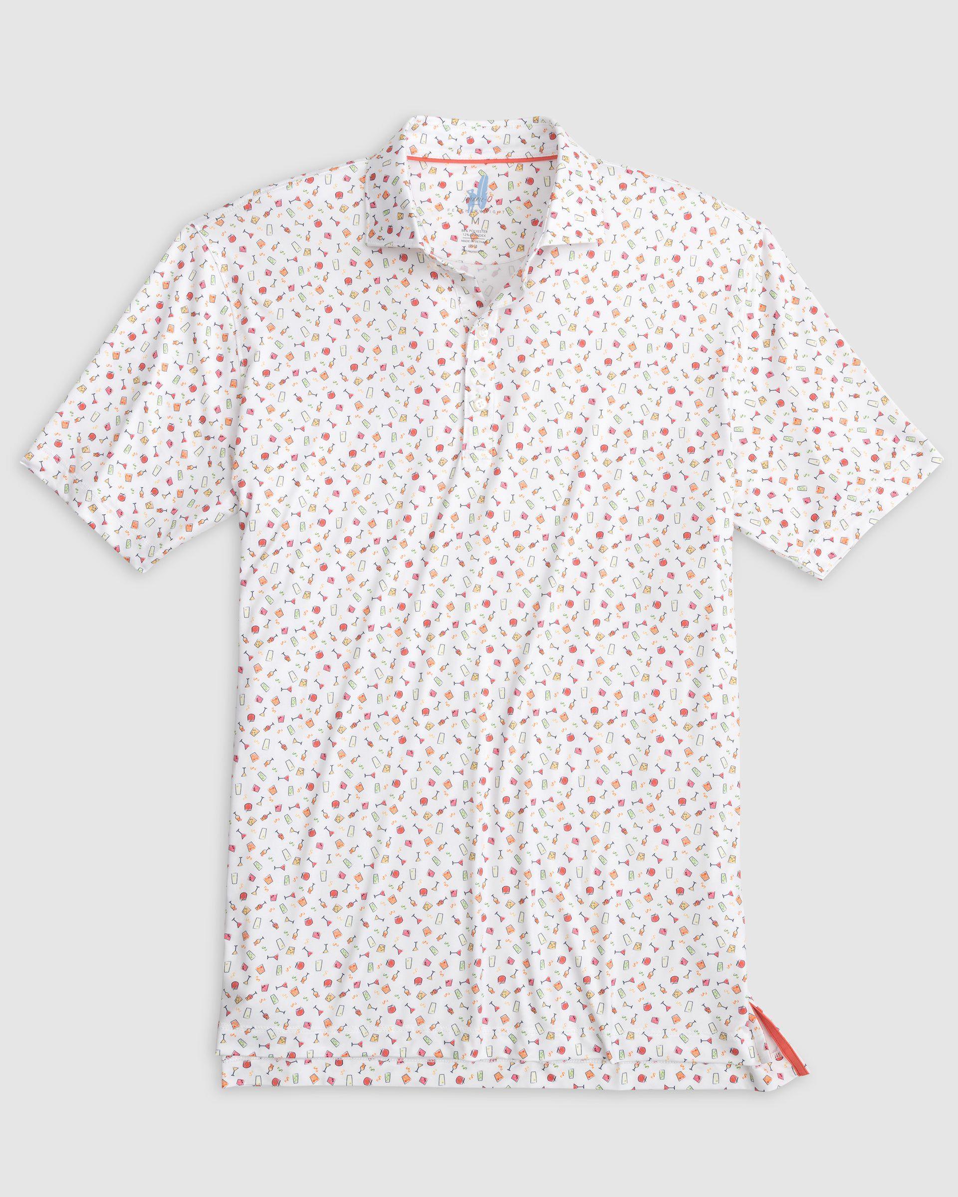 Shaken Printed Featherweight Performance Polo Male Product Image