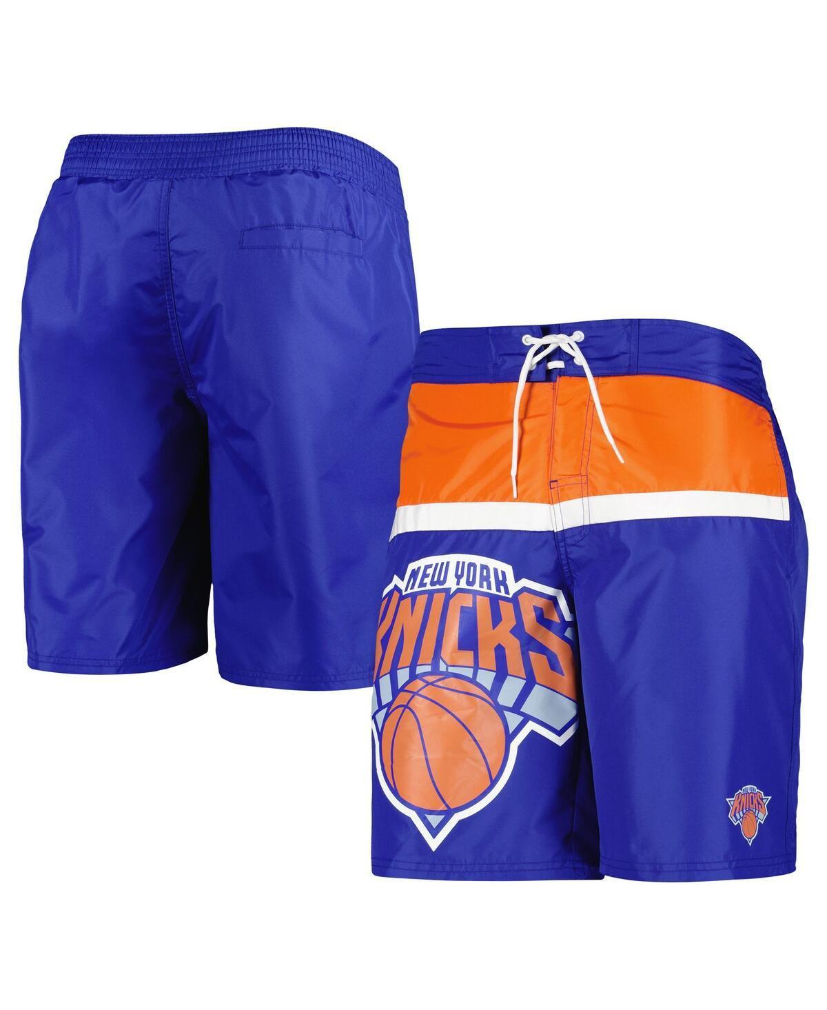 Mens G-iii Sports by Carl Banks Blue New York Knicks Sea Wind Swim Trunks Product Image