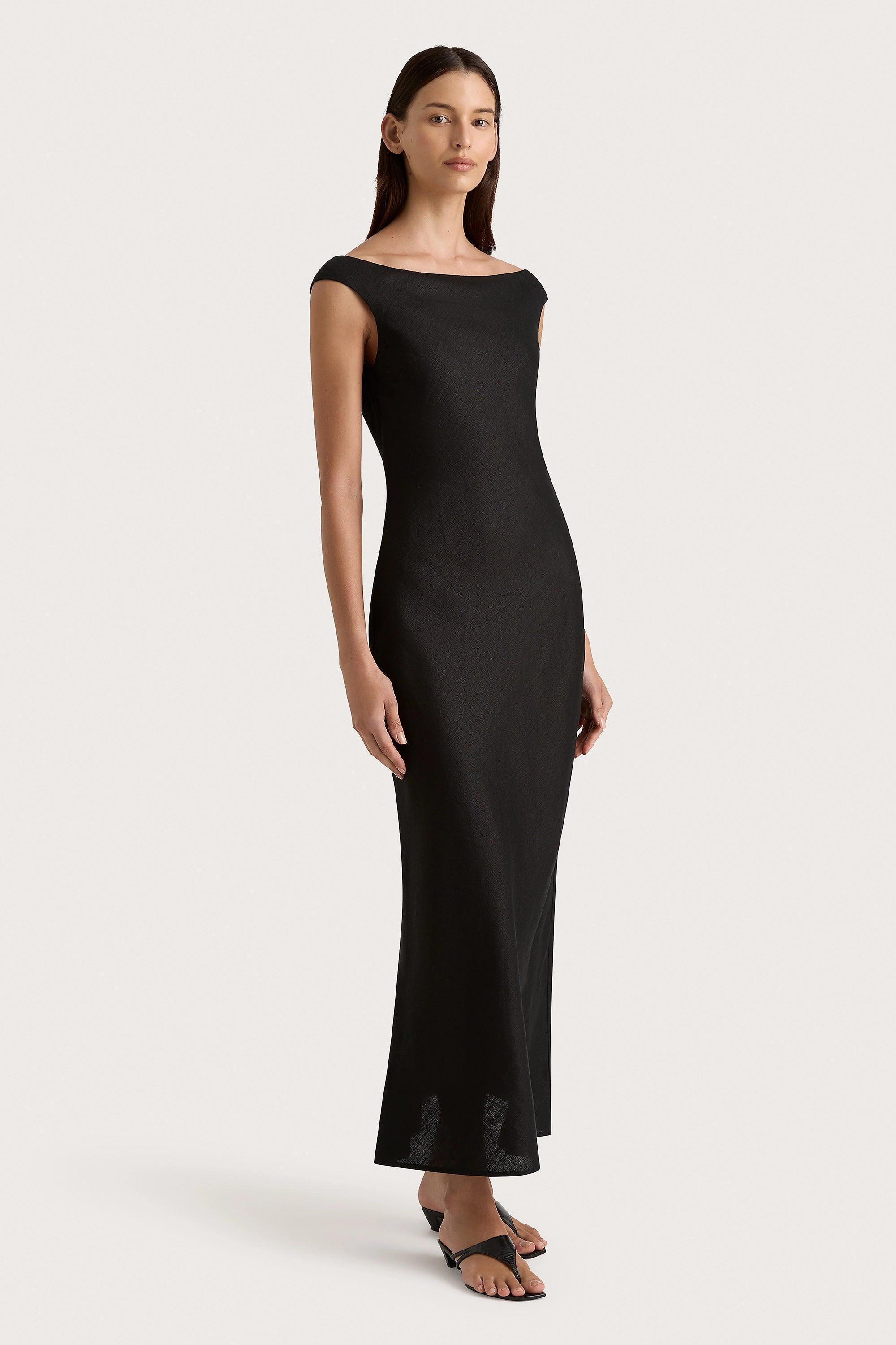 Ilride Maxi Dress Black Product Image