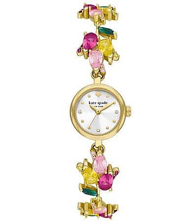 Womens Goldtone Stainless Steel & Cubic Zirconia Bracelet Watch Product Image