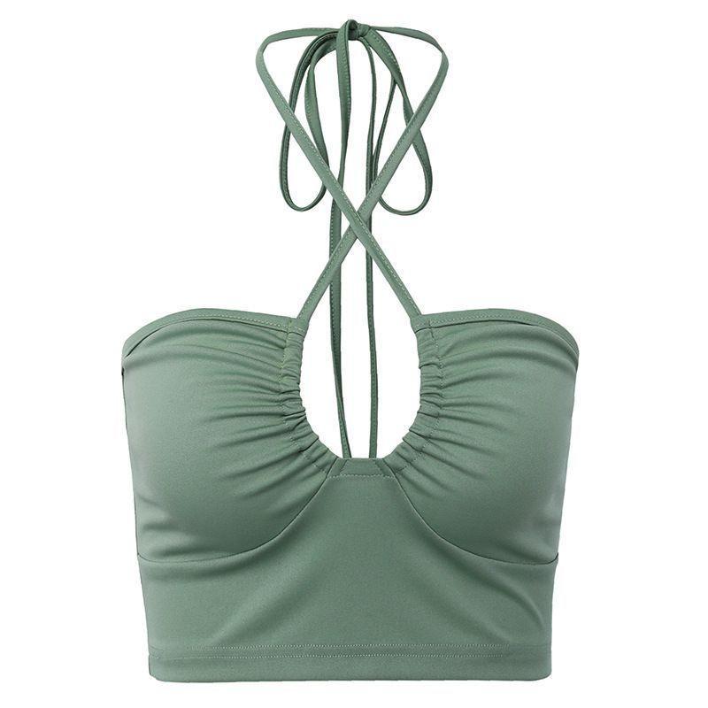 Halter-Neck Cropped Top Product Image