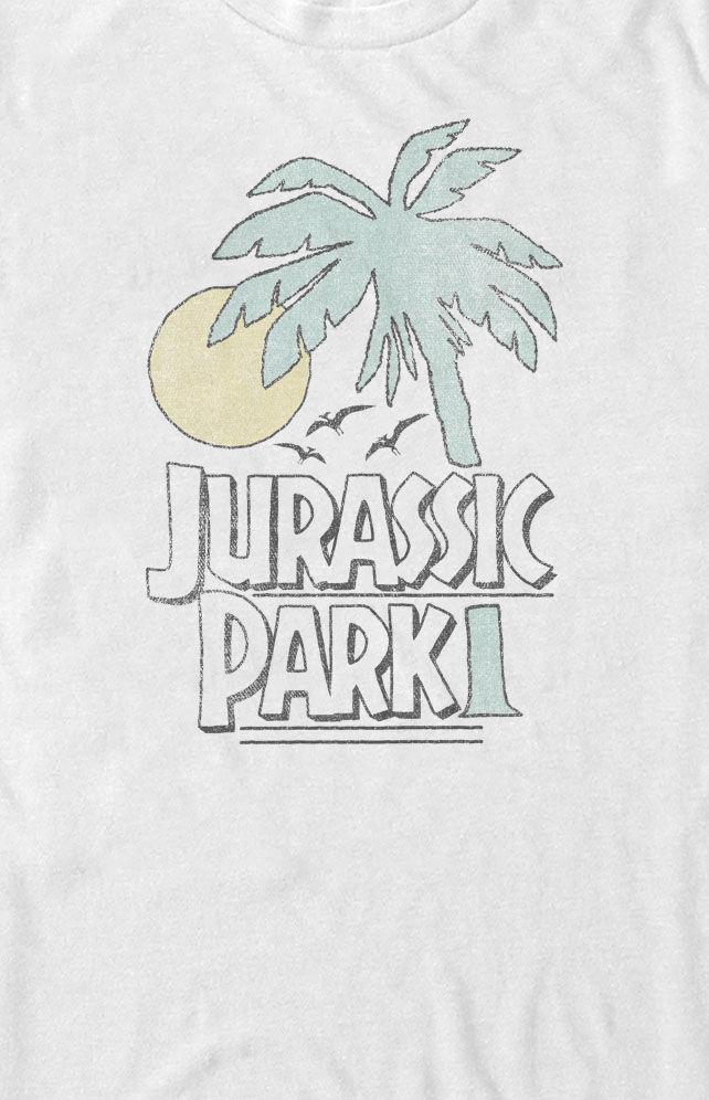 Women's Jurassic Park Palm T-Shirt Product Image