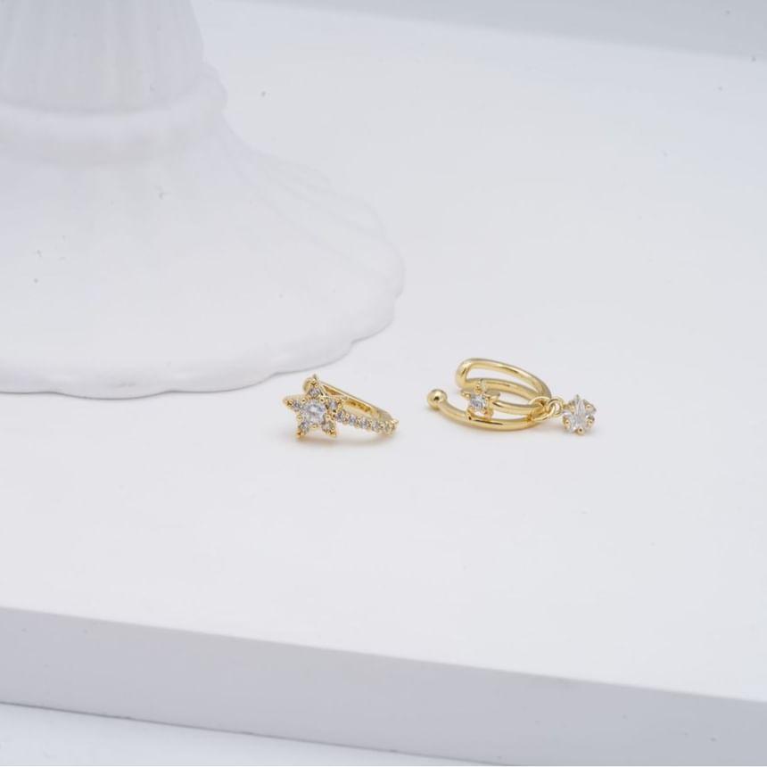 CZ Huggie Earring Product Image