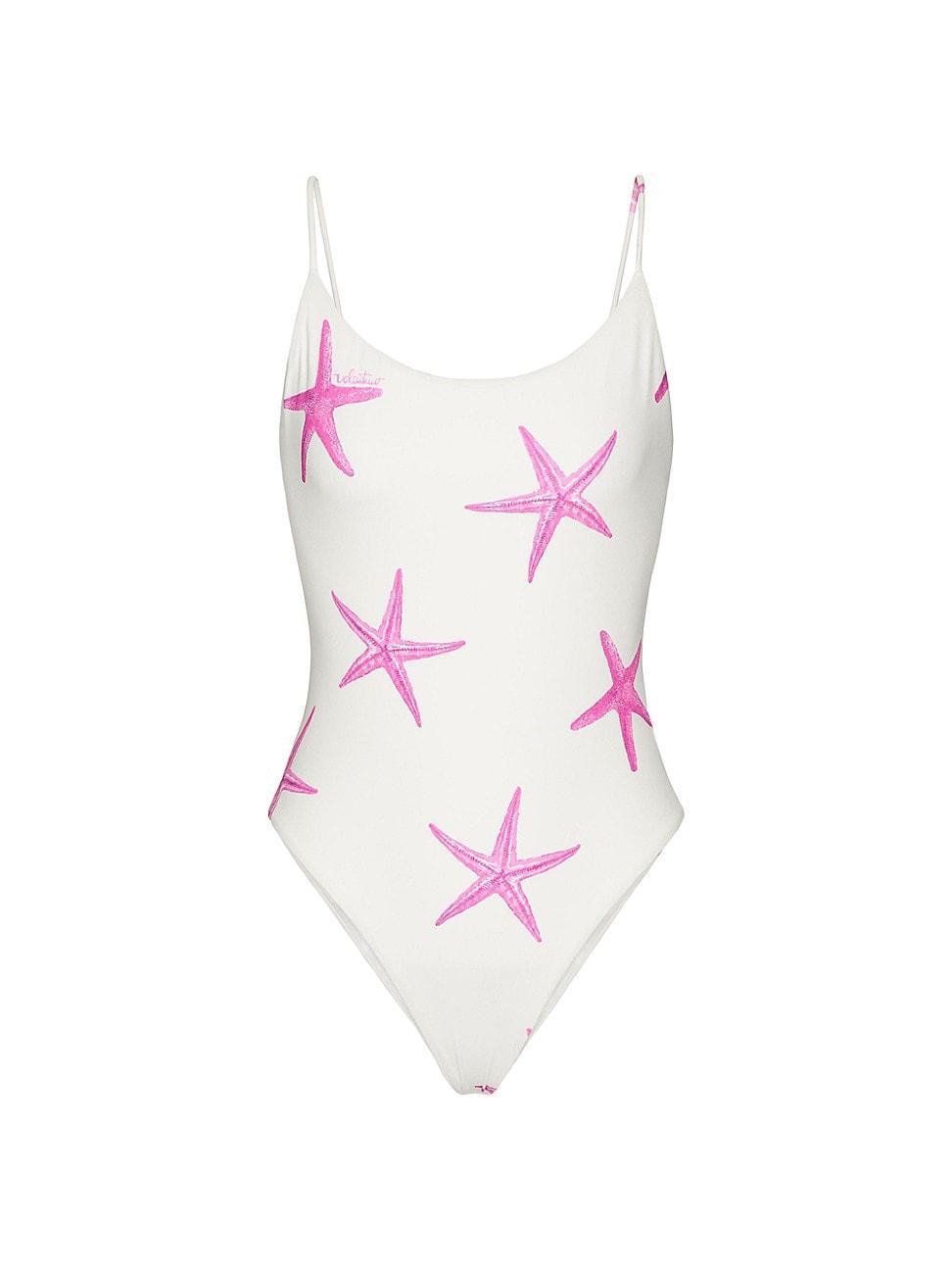 Womens Lycra Starfish One-Piece Swimsuit Product Image