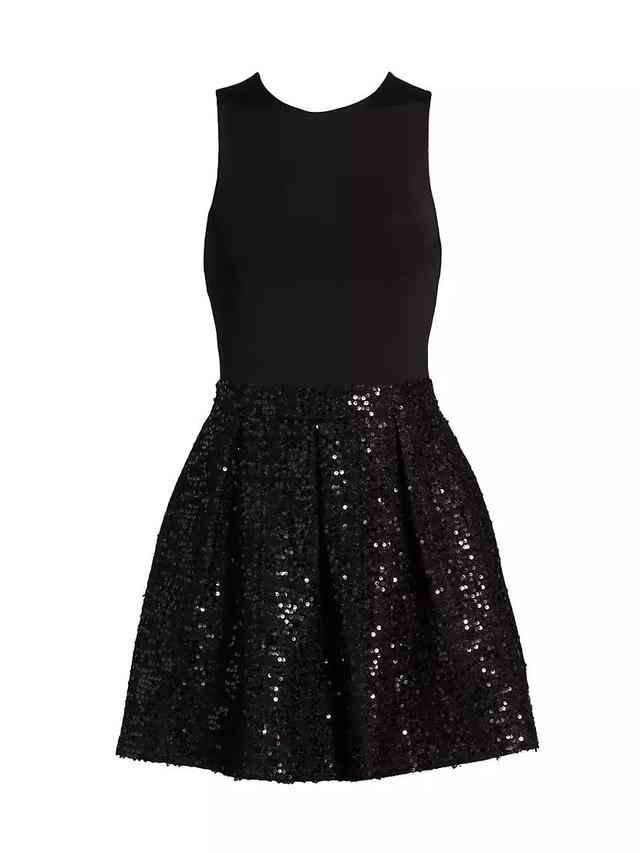 Chara Sequined Fit & Flare Minidress Product Image