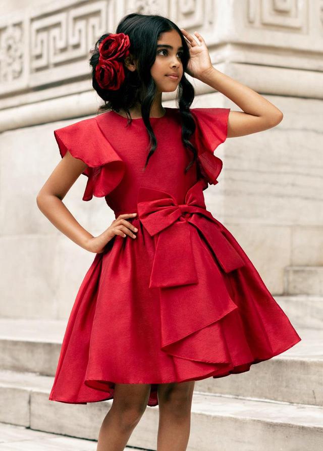 Camryn Dress in Scarlet Product Image