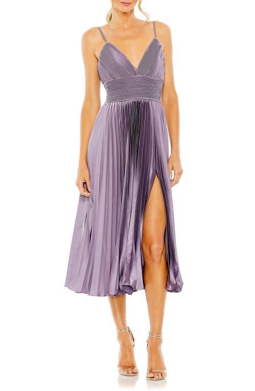 Mac Duggal Womens Slim Strap Ruched Top Heat Pleated Dress Product Image