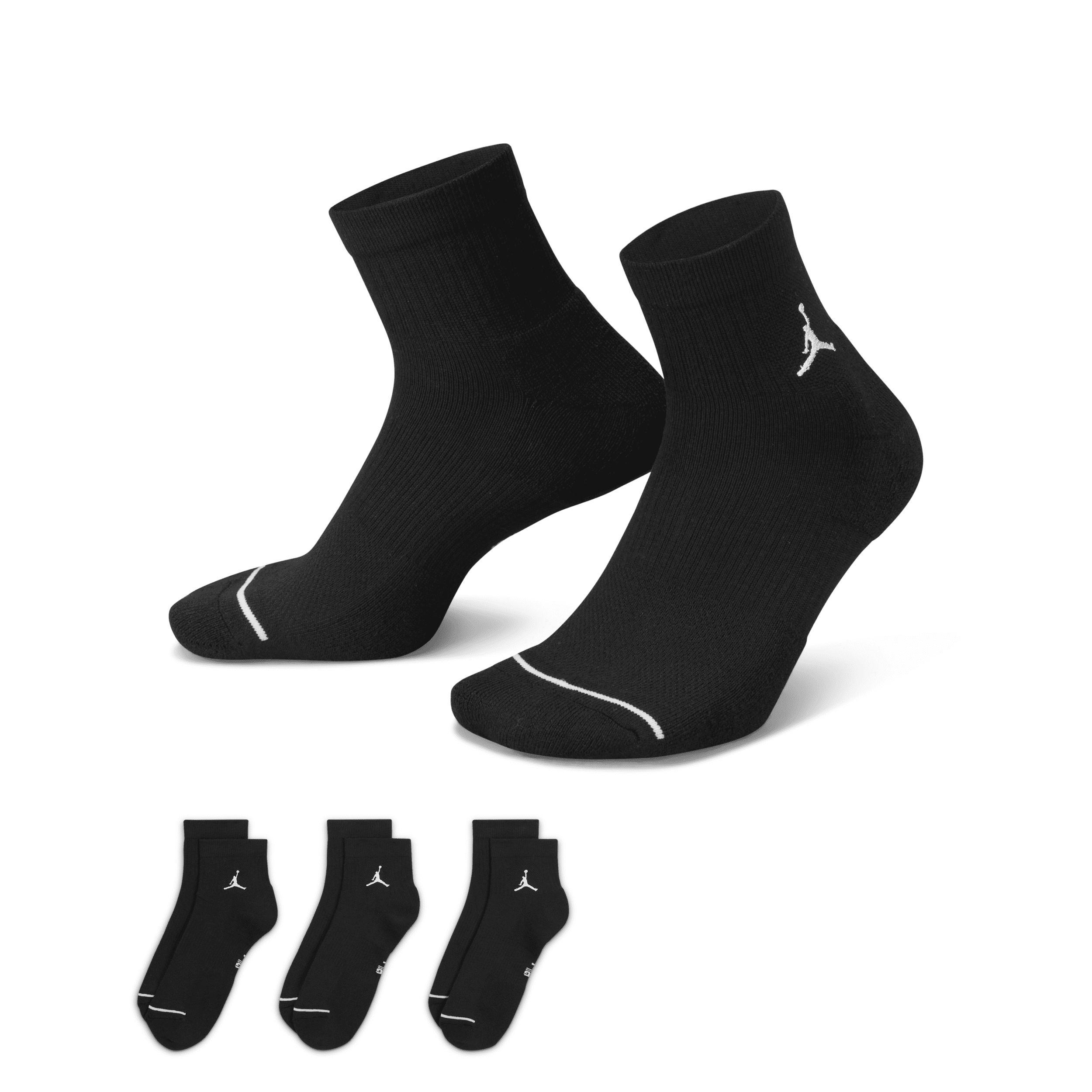 Jordan Mens Jordan Every Day Cushioned Ankle 3 Pack - Mens Product Image