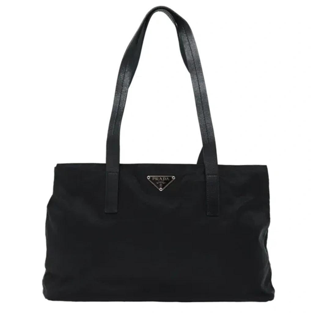 Tessuto Black Synthetic Tote Bag () Product Image