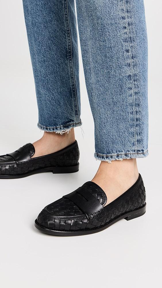 Loeffler Randall Rachel Woven Leather Loafers | Shopbop Product Image