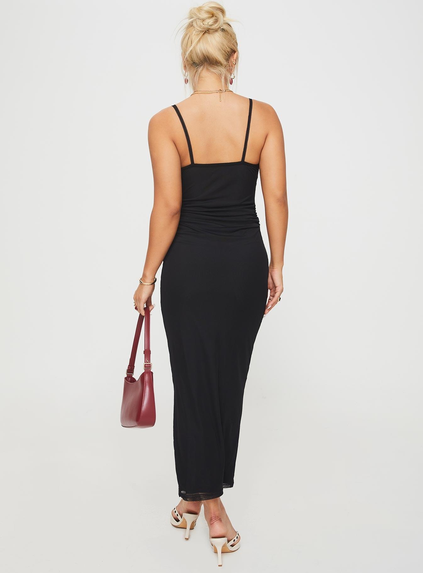 Apolline Maxi Dress Black Product Image