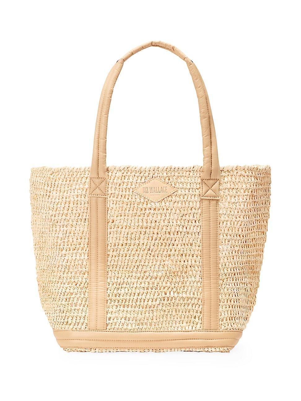 Womens Medium Raffia Tote Bag Product Image