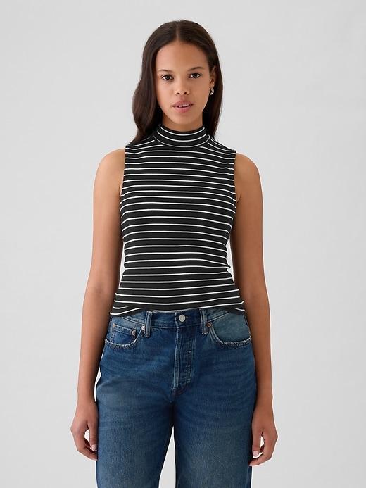 Modern Mockneck Tank Top Product Image