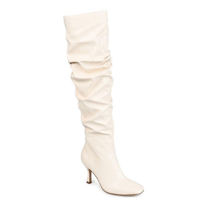 Journee Collection Kindy Tru Comfort Foam Womens Knee-High Boots Lt Beige Product Image