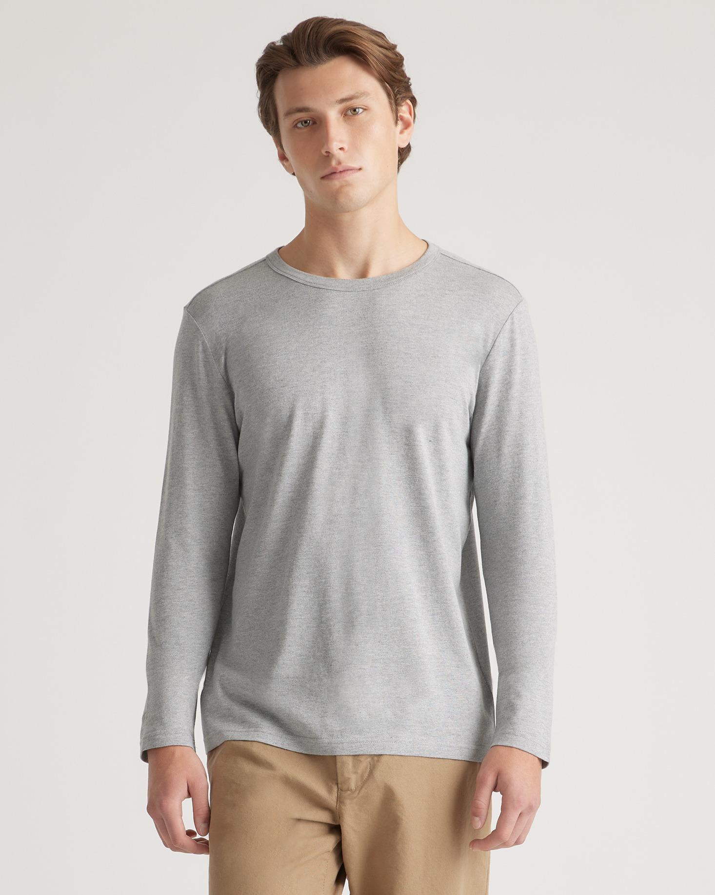 Cotton Modal Long Sleeve Tee Product Image