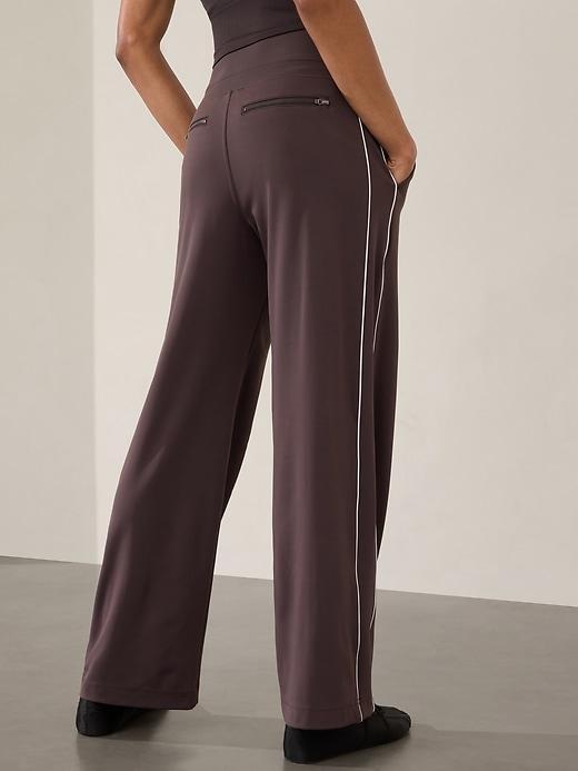 Venice High Rise Track Stripe Wide Leg Pant Product Image