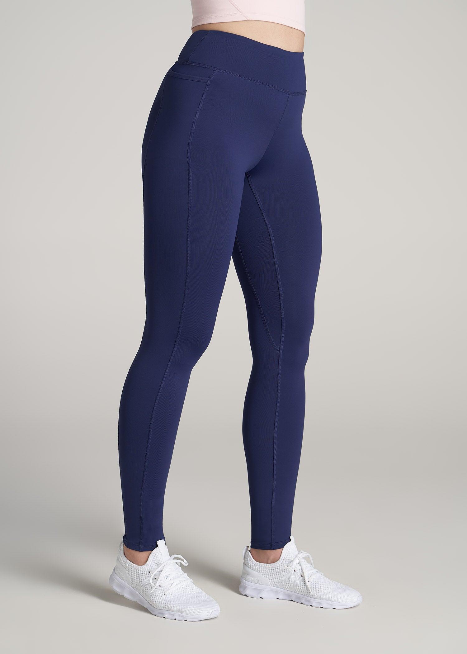 Bella Outer-Pocket Tall Women's Legging in Midnight Blue Female Product Image