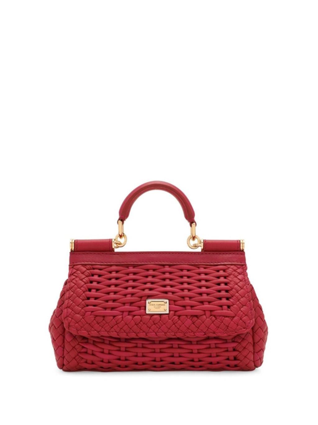 Small Sicily Shoulder Bag In Red Product Image