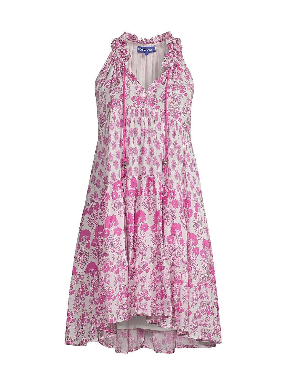 Womens Sofie Sleeveless Floral Cotton Dress Product Image