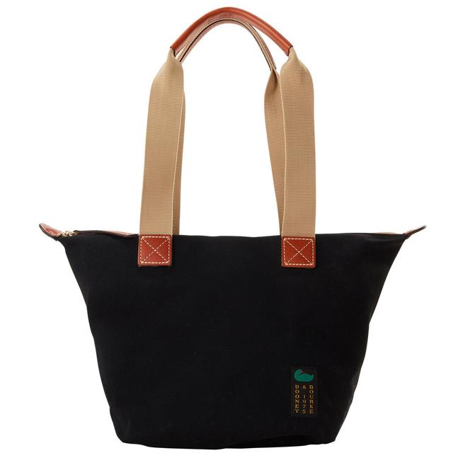 Dooney & Bourke Womens Canvas Carryall 28 Fabric Tote Bag in Black Product Image