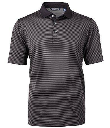 Cutter  Buck Big  Tall Virtue Eco Pique Micro Stripe Short Sleeve Polo Shirt Product Image