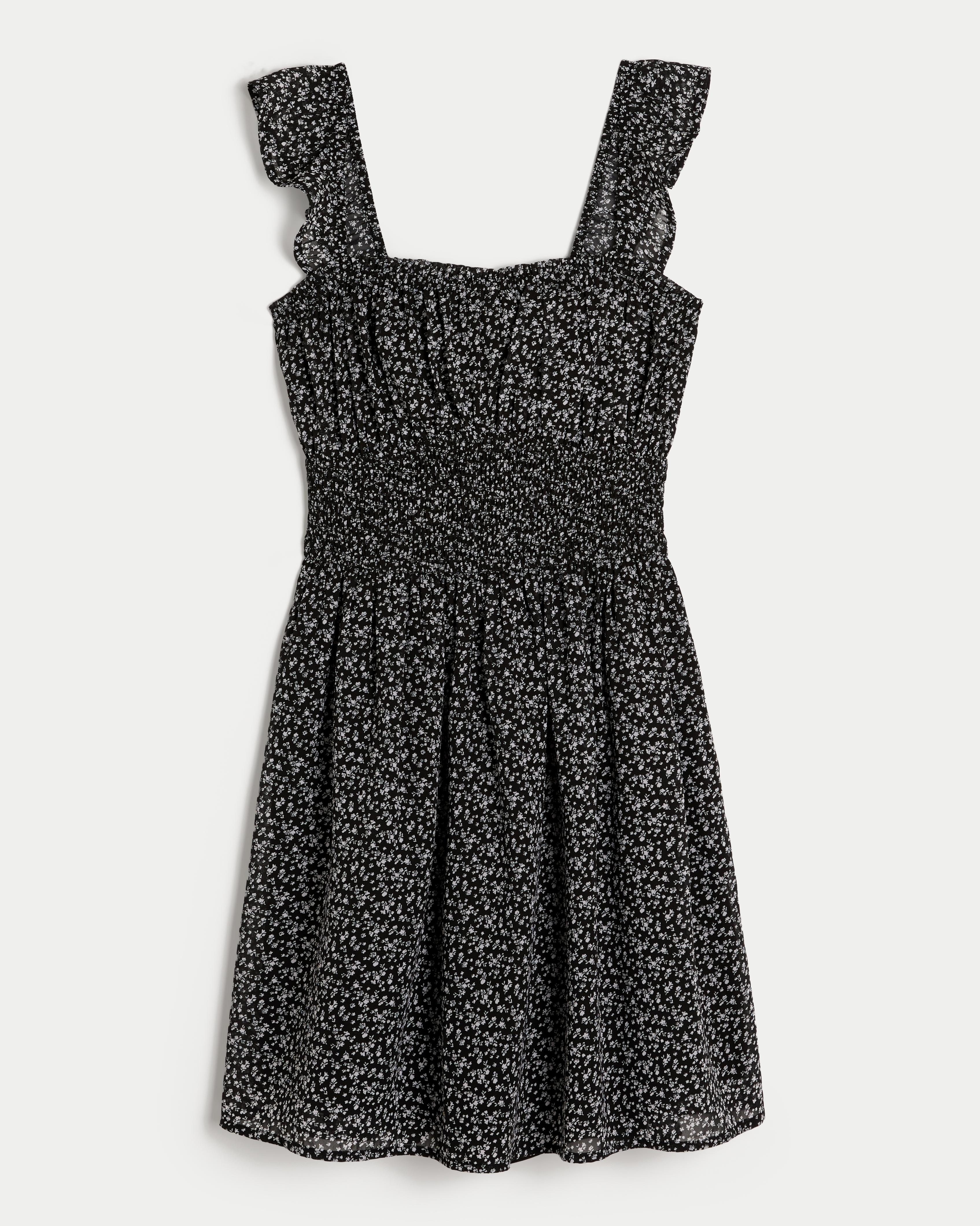 Hollister Saidie Chiffon Flutter Sleeve Mini Dress Product Image