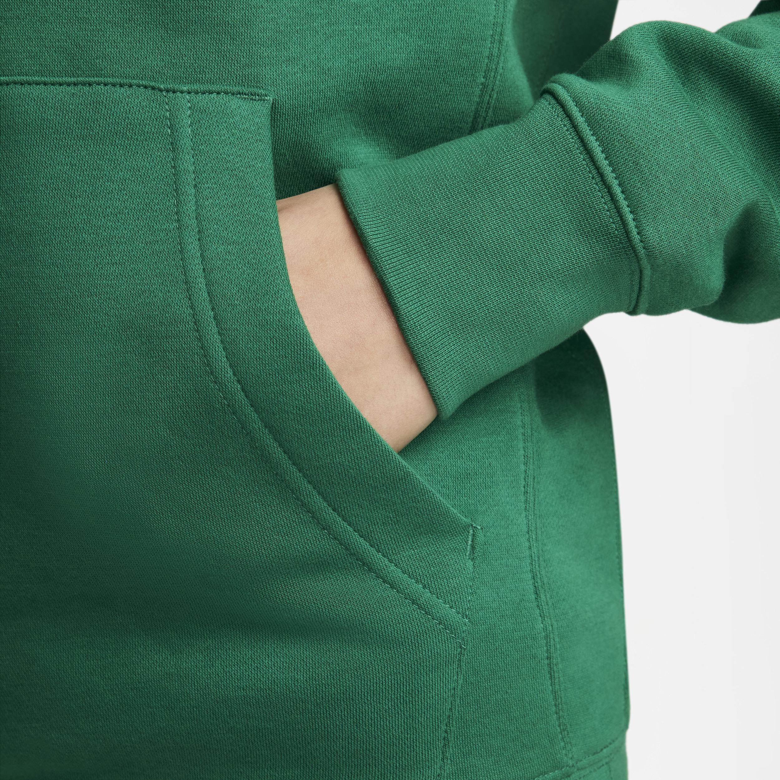 NIKE Club Hoodie In Green-white Product Image