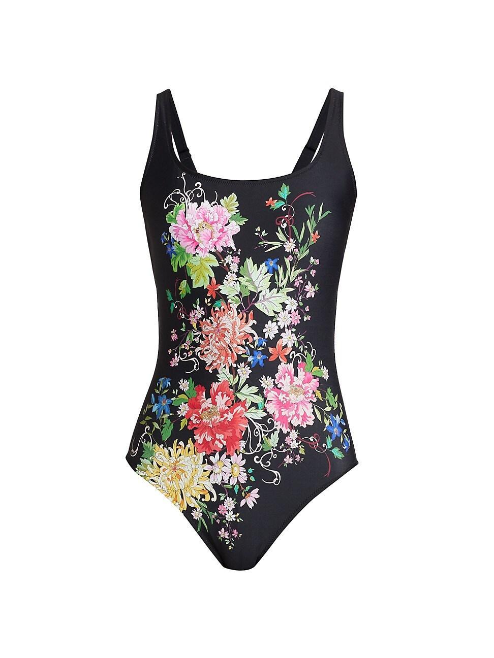 Womens Metalli Notte One-Piece Swimsuit Product Image