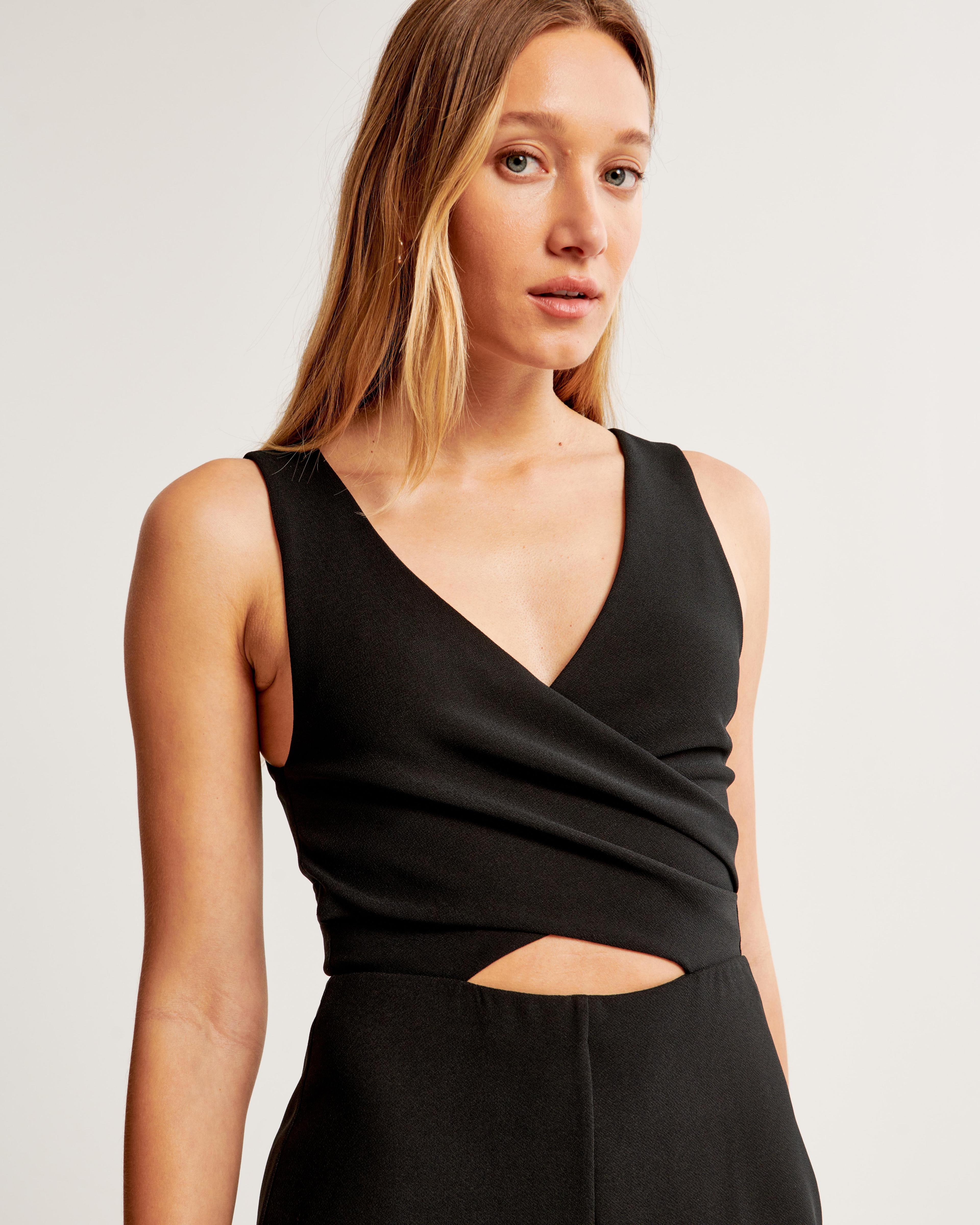 Plunge Cutout Jumpsuit Product Image