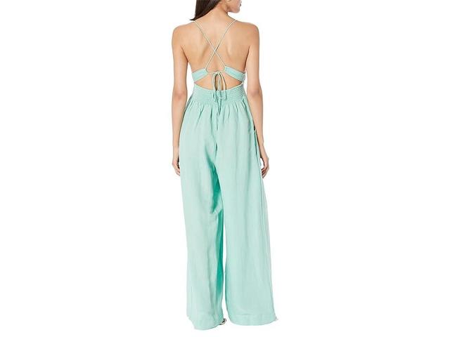 Free People Emma Jumpsuit (Pastel Jade) Women's Jumpsuit & Rompers One Piece Product Image