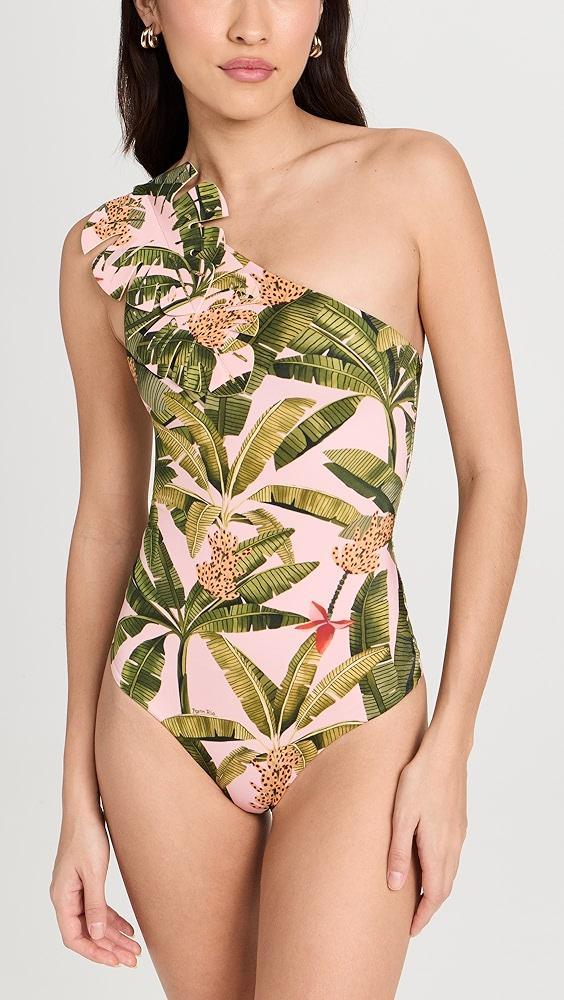 FARM Rio Banana Leaves One Piece | Shopbop Product Image