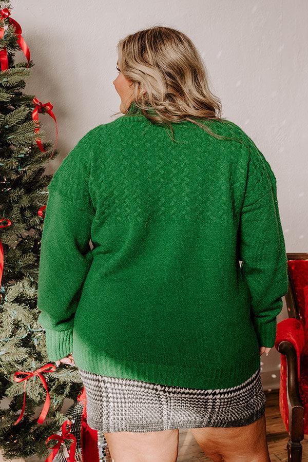 Evergreen Dreams Knit Sweater Curves Product Image