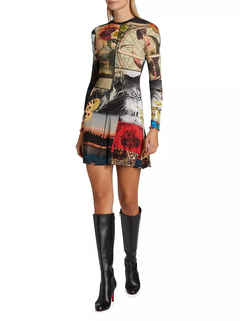 Delora Photograph Print Minidress Product Image