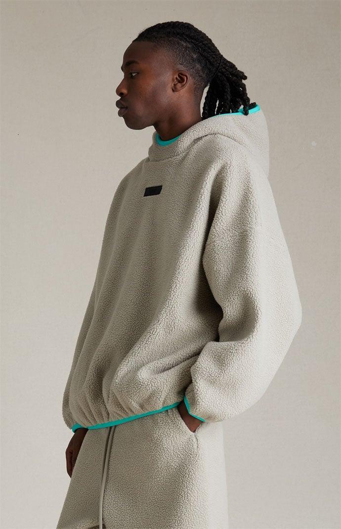 Fear of God Essentials Men's Sherpa Polar Fleece Hoodie - Product Image