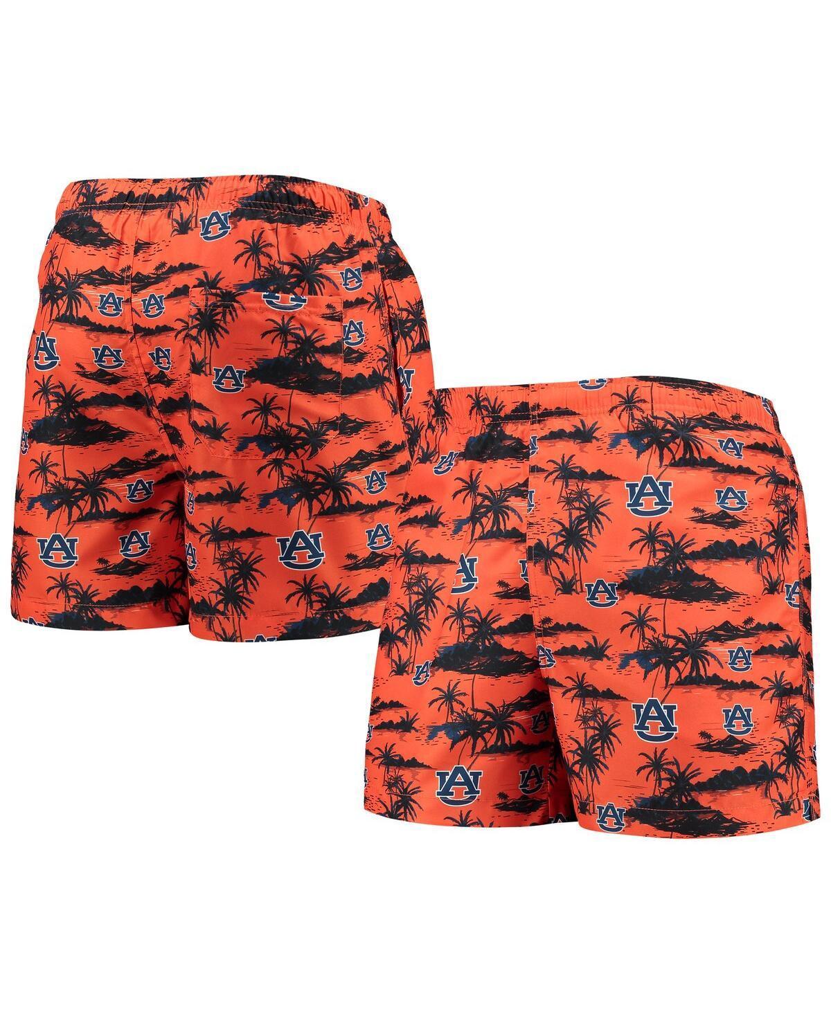 Mens FOCO Auburn Tigers Island Palm Swim Trunks Product Image