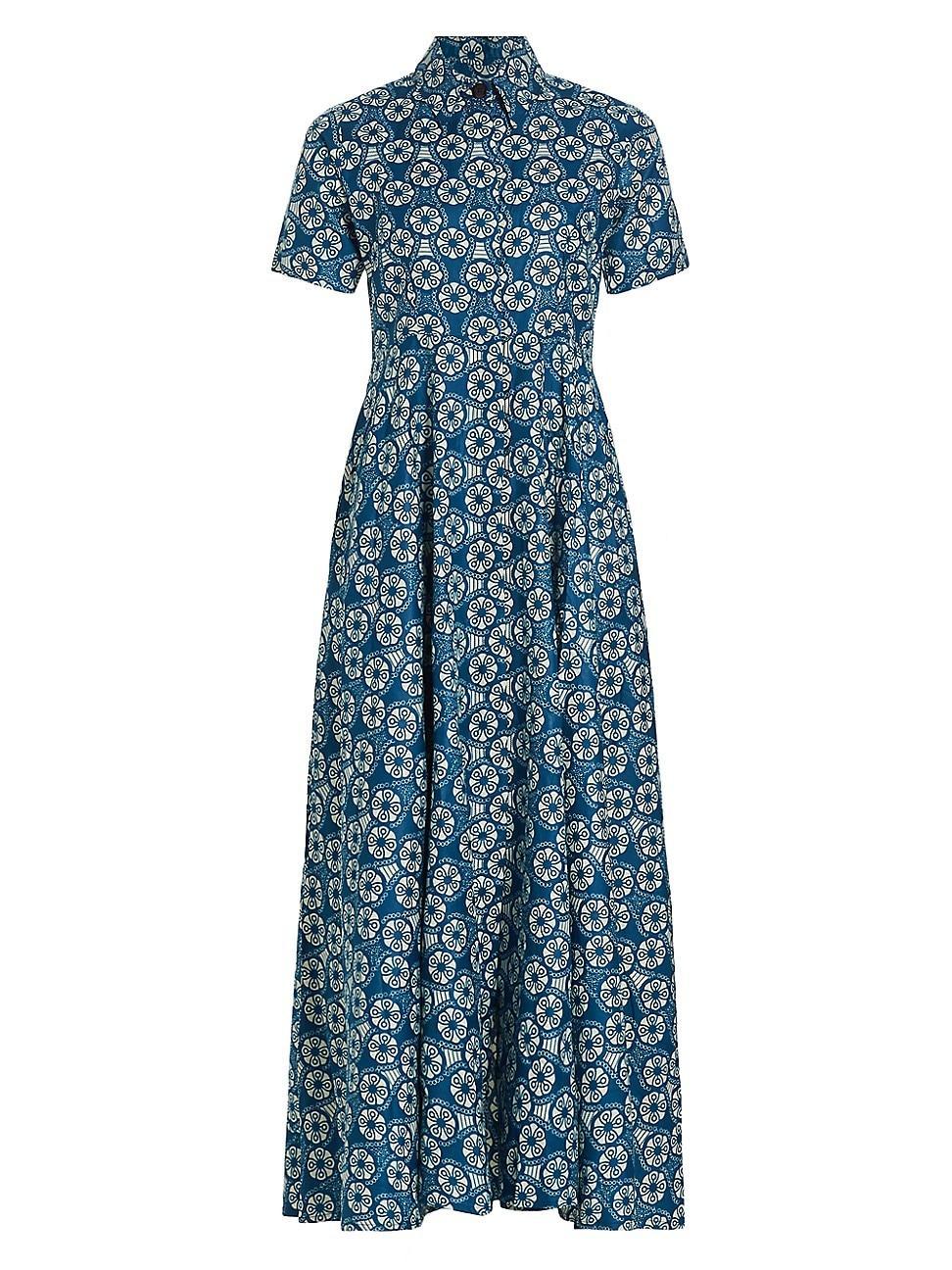 Womens Feyi Floral Maxi Shirtdress Product Image