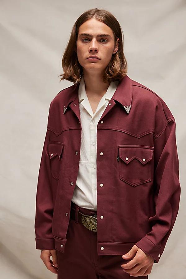 Levis Western Denim Trucker Jacket Mens at Urban Outfitters Product Image