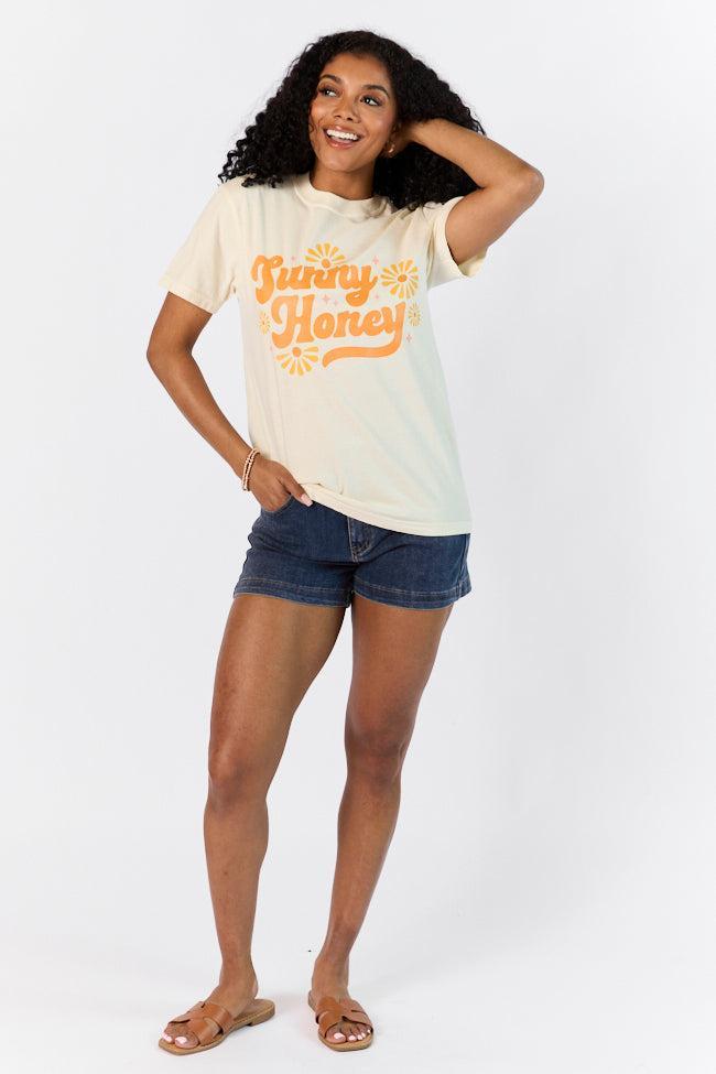 Sunny Honey Ivory Comfort Color Graphic Tee Product Image